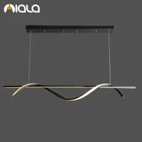 لوستر/مدرن باریموت مدل خطی موجی کدL5018 برند نیالا|لوستر و چراغ آویز|مشهد, توس (بلوار توس)|دیوار