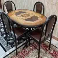 میز ناهارخوری۴نفره کاملا سالم|میز و صندلی غذاخوری|رشت, رشتیان|دیوار