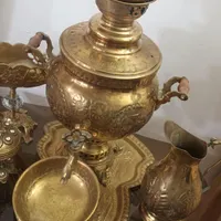 سماور برنج یا برنز اصل|سماور، چای‌ساز، قهوه‌ساز|تبریز, |دیوار