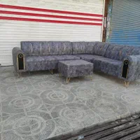 ال پایه چوبی نگین۶ نفره در رنگ بندی متنوع با میز