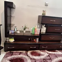 دراور و  ۲عدد پاتختی چوب|جاکفشی، کمد، دراور|مشهد, هفت تیر|دیوار