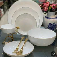 سرویس آرکوپال غذاخوری لب طلا ۲۶پارچه|ظروف سرو و پذیرایی|مشهد, الهیه|دیوار