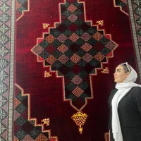 فرش نگین ترمه سیزان کد 2277نقشه افشان کرم|فرش|شیراز, شهرک سراج|دیوار