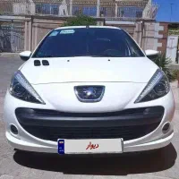 پژو 207i سفید مدل 1401 کارکرد 9000تا