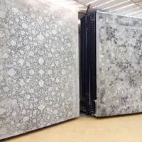 فرش ماشینی جدید خشتی طوسی سبزینه سایزبندی۶/۹/۱۲متر|فرش|اصفهان, نصرآباد|دیوار