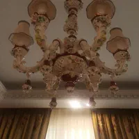 لوسترهای تمام چینی گل برجسته|لوستر و چراغ آویز|تهران, نیروی هوایی (پیروزی)|دیوار