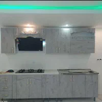 کابینت پیش ساخته ماربلی کد 3883|مصالح و تجهیزات ساختمان|شاهرود, |دیوار