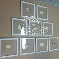 قاب جورچین، ۲×۲ سفید، ۹عدد|تابلو، نقاشی، عکس|تهران, اختیاریه|دیوار