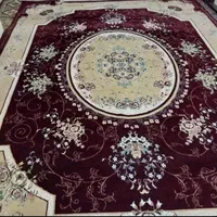 فرش زرشکی تمیز 12متری