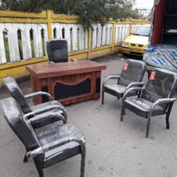 ست میز صندلی اداری شاپرک