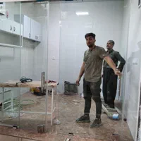 شیشه سکوریت وکرکره برقی شیشه بالکنی|خدمات پیشه و مهارت|سنندج, |دیوار