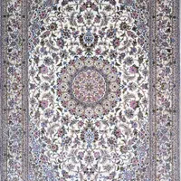 فرش دستبافت ۶ متری نقشه اصفهان دستباف نایین