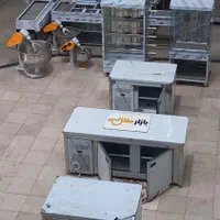 تجهیزات میز سلف طرح نورد کار فر ساندویچی ساندویچ|کافیشاپ و رستوران|اصفهان, تخت فولاد|دیوار