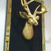 کله گوزن دیوار کوب مجسمه کادویی دکوری (امید دکور)