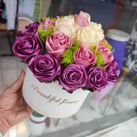 گل مصنوعی.رز جاوداان.باکس گل.تک شاخه.شیشه ای