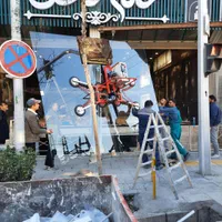 شیشه سکوریت کرکره برقی شیشه ضد گلوله