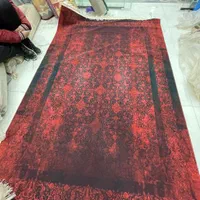 فرش بامبو الیاف گیاه بامبو بنفش قرمز مثل دستبافت|فرش|تهران, دهکده المپیک|دیوار