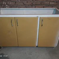 کابینت فلزی همراه صفحه سنگی+ گاز رومیزی قابل حمل|اجاق گاز و لوازم برقی پخت‌وپز|هشتگرد, شهرک مهستان ۱|دیوار