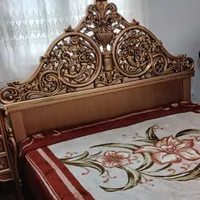 سرویس تخت دونفره چوبی|تخت و سرویس خواب|مراغه, |دیوار