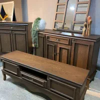 کنسول و میزتلویزیون پایه آهو چوب گردو