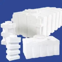 منبع پمپ تانکر مخزن پلاستیکی سفید افقی عمودی