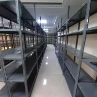 قفسه پیچ و مهره ای طوسی مشبک انبار/ قفسه بندی فلزی|فروشگاه و مغازه|تهران, بازار|دیوار