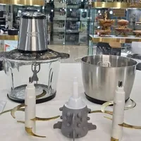 خردکن دوکاسه سیلورکرست 6تیغه طلایی مدل SL2024