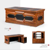 میز ابعاد 2متر رنگبندی تریبون پولیش فدرال دپارتمان