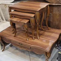 جلو مبلی و عسلی پایه خراطی