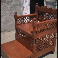 منبر سنتی صندلی چوبی|صندلی و نیمکت|قم, نیروگاه|دیوار