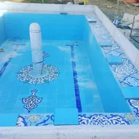 کاشی سنتی کف و بدنه حوض استخری|عمده‌فروشی|اصفهان, رهنان|دیوار