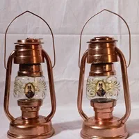 چراغ فانوس دریایی مسی و طلایی|صنایع دستی و سایر لوازم تزئینی|شیراز, لاله|دیوار