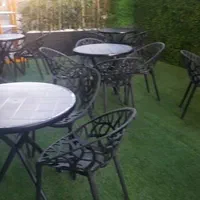 میز و صندلی غذاخوری ناهارخوری پلاستیکی شاخ و برگی|میز و صندلی غذاخوری|تهران, خرمشهر|دیوار