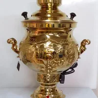 سماور 10لیتری برقی وین قلم زنی pvd