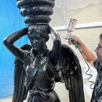 مجسمه تندیس فرشته آبنما حوض گلدان نیمکت باربیکیو|کافی‌شاپ و رستوران|ایلام, |دیوار