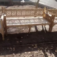 تخت سنتی چوبی|مبلمان خانگی و میز عسلی|قم, بنیاد|دیوار