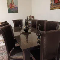 میزناهارخوری ۸ نفره چوبی|میز و صندلی غذاخوری|تهران, نیروی هوایی (پیروزی)|دیوار