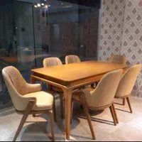 میزنهارخوری مدل سبدی چوبی|میز و صندلی غذاخوری|تهران, شهید رجایی|دیوار