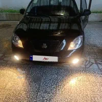 تیبا ۲ مشکی مدل ۹۷ کارکرد کم مانیتور و دوربین