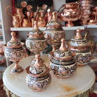 ظرف مسی/نقره کوب/شکلات خوری/آجیل/کویر مس