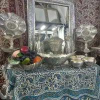 مرکز تولید و فروش انواع آیینه وشمعدان قلمزنی|آینه|اصفهان, درب کوشک|دیوار