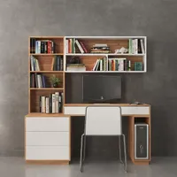 میز تحریر و کامپیوتر شلف دار مدل کارن