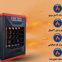 هیتر برقی آذرتهویه تکفاز اتومات فن دو دور|بخاری، هیتر، شومینه|مشهد, ثامن|دیوار