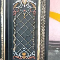 درب حیاط فرفورژه وطاووس|مصالح و تجهیزات ساختمان|تبریز, |دیوار