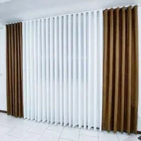 پرده آماده مخمل طلاکوب+حریر شاین کلی تنوع|پرده، رانر، رومیزی|قم, باجک دو|دیوار