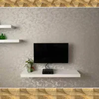 شلف حجم میز تلویزیون دیواری میز ledدیواری|میز تلویزیون|اصفهان, رهنان|دیوار