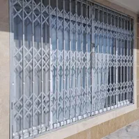 تولید پخش نرده حفاظ آکاردئون قیچی مسکونی باغ ویلا|مصالح و تجهیزات ساختمان|یزد, |دیوار