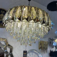 لوستر کریستال ماهان با ۳ حالت نور و گارانتی|لوستر و چراغ آویز|تهران, نیروی هوایی (پیروزی)|دیوار
