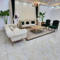 مبل ترکیبی کرم سبز|مبلمان خانگی و میز عسلی|شیراز, یخ سازی|دیوار