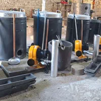 کوره با تحمل دمای ۱۸۰۰درجه ذوب